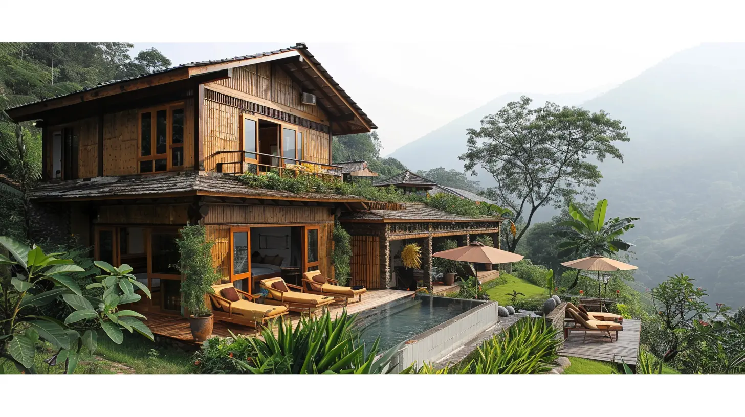 A Serene Escape: Inside the Tranquil Green Valley Retreat