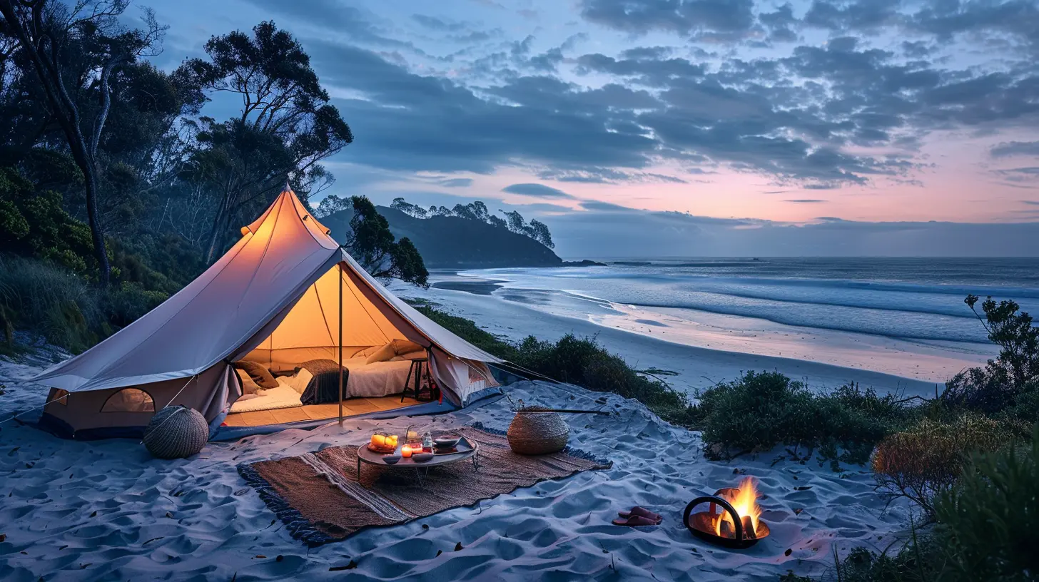 Beachfront Glamping: Luxurious Camping by the Coast