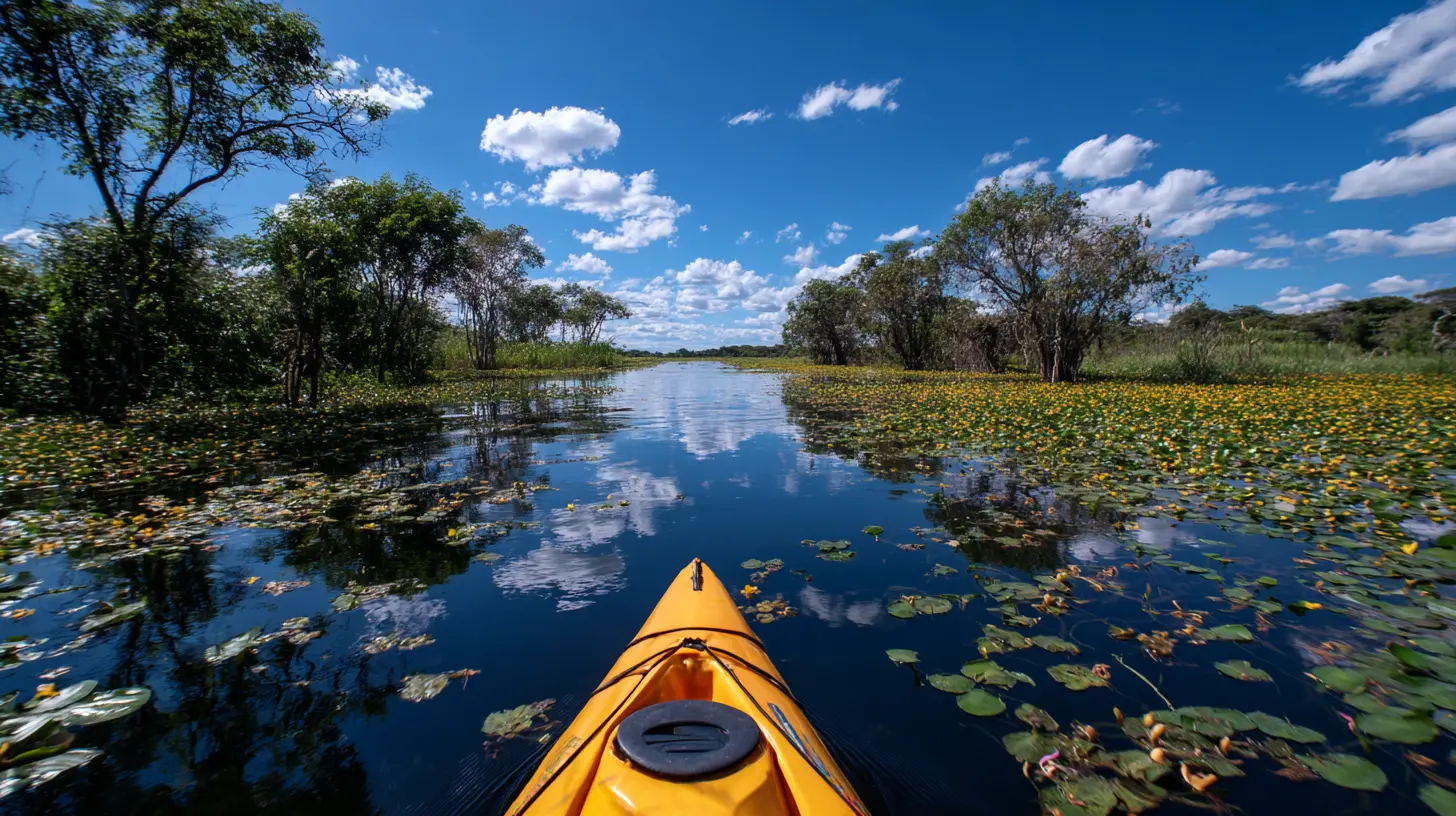 Kayaking Through Brazil’s Pantanal Wetlands