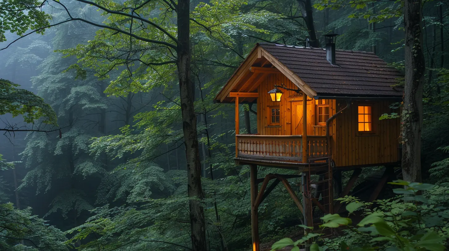 Sleep in a Treehouse Deep in an Untouched Forest