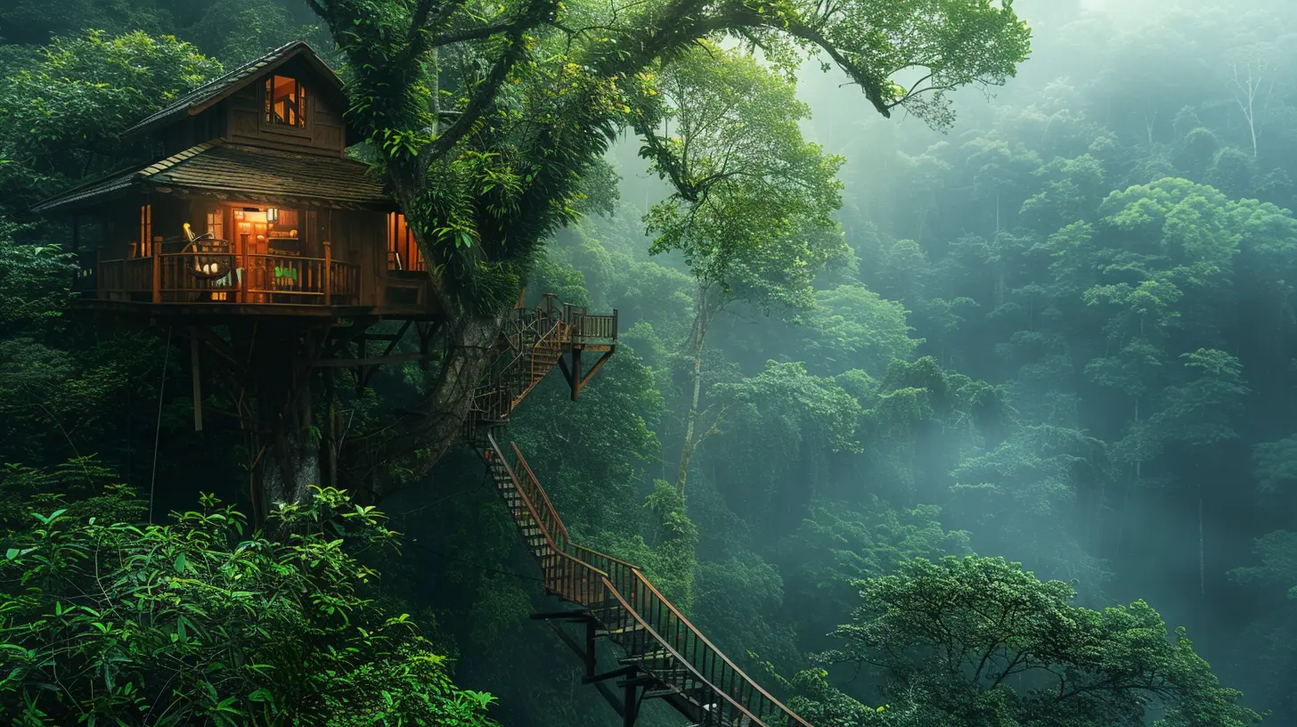 Sleep in a Treehouse Deep in an Untouched Forest
