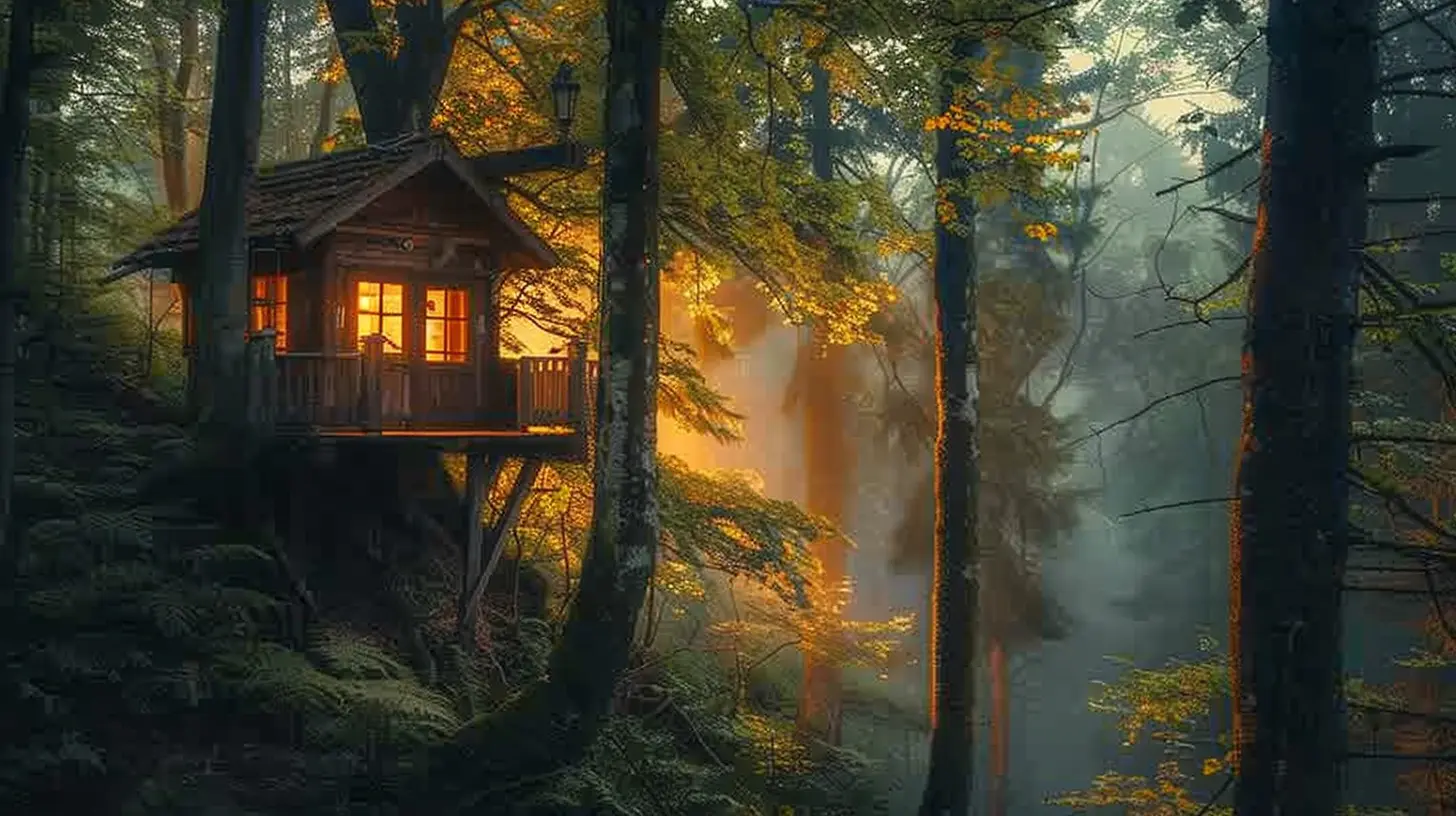 Sleep in a Treehouse Deep in an Untouched Forest