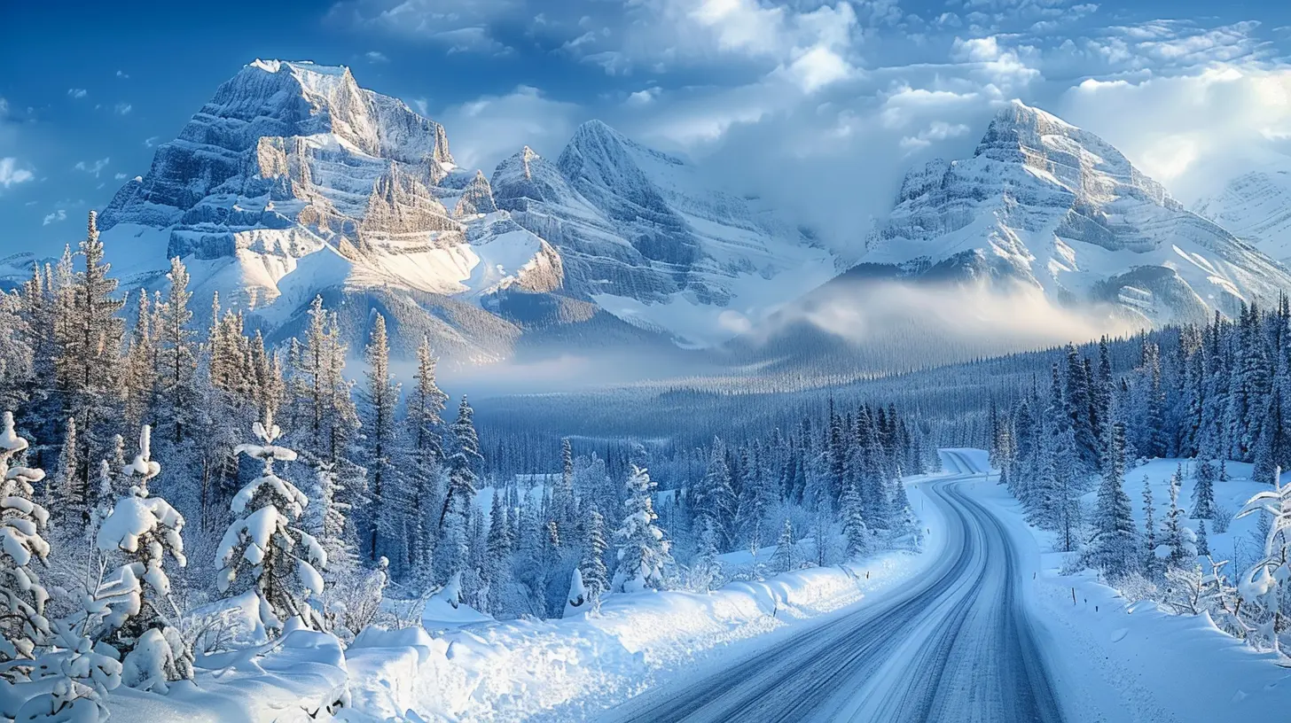 Snow-Capped Peaks and Serpentine Roads: Winter Wonderland Road Trips