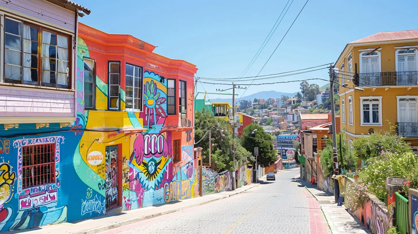 The Vibrant Street Art of Valparaiso, Chile