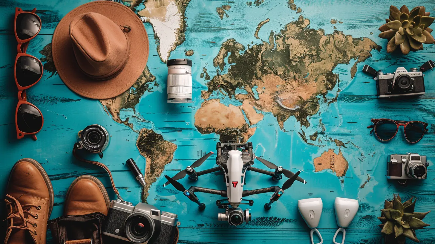 Travel Drones and Accessories for Aerial Photography