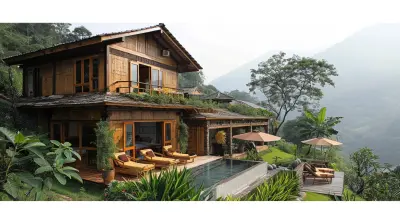 A Serene Escape: Inside the Tranquil Green Valley Retreat