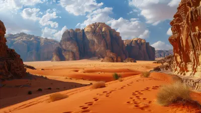 Journey Through Uncharted Desert Landscapes and Oases