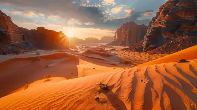 Journey Through Uncharted Desert Landscapes and Oases